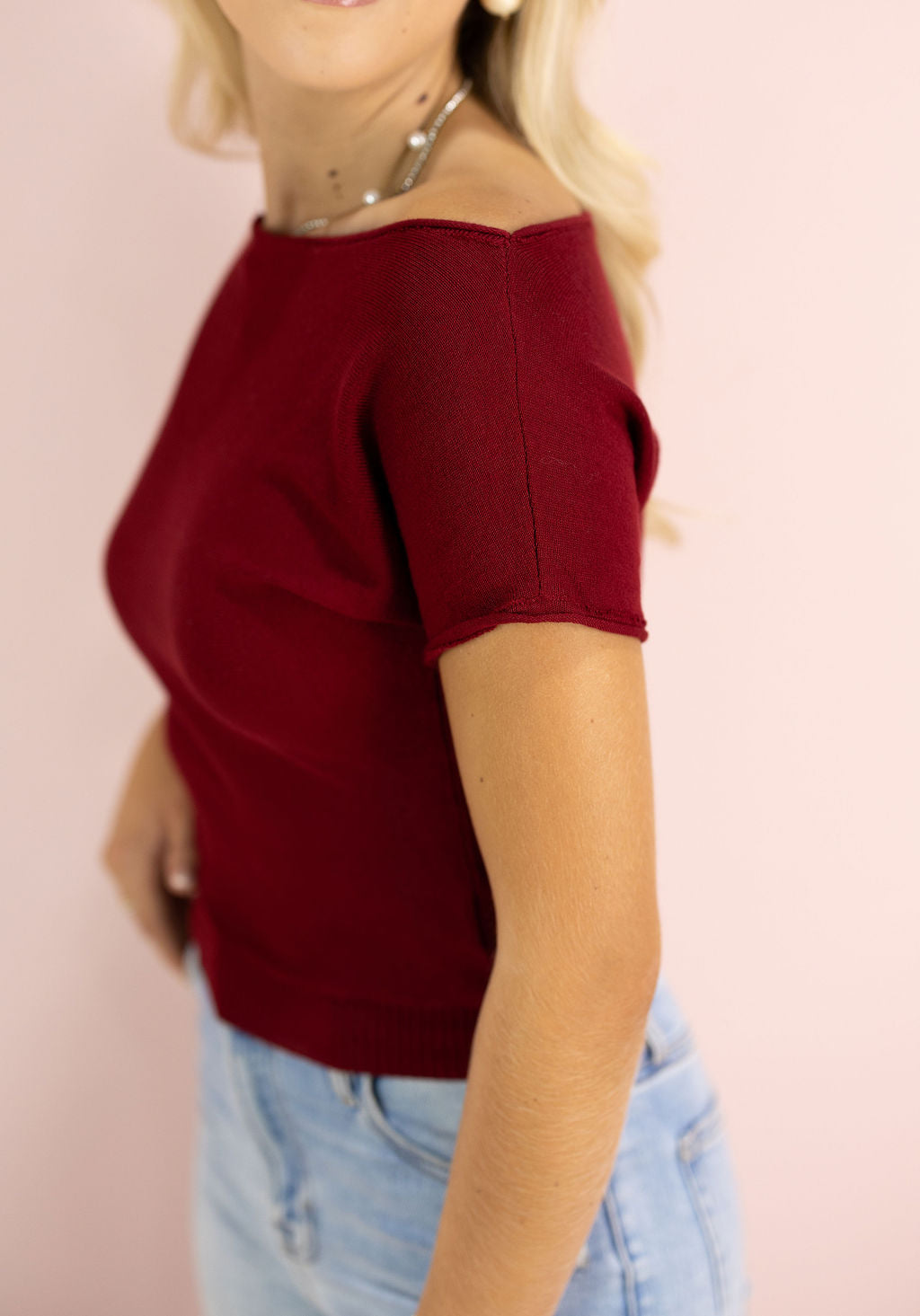 Darby Short Sleeve Knit Top