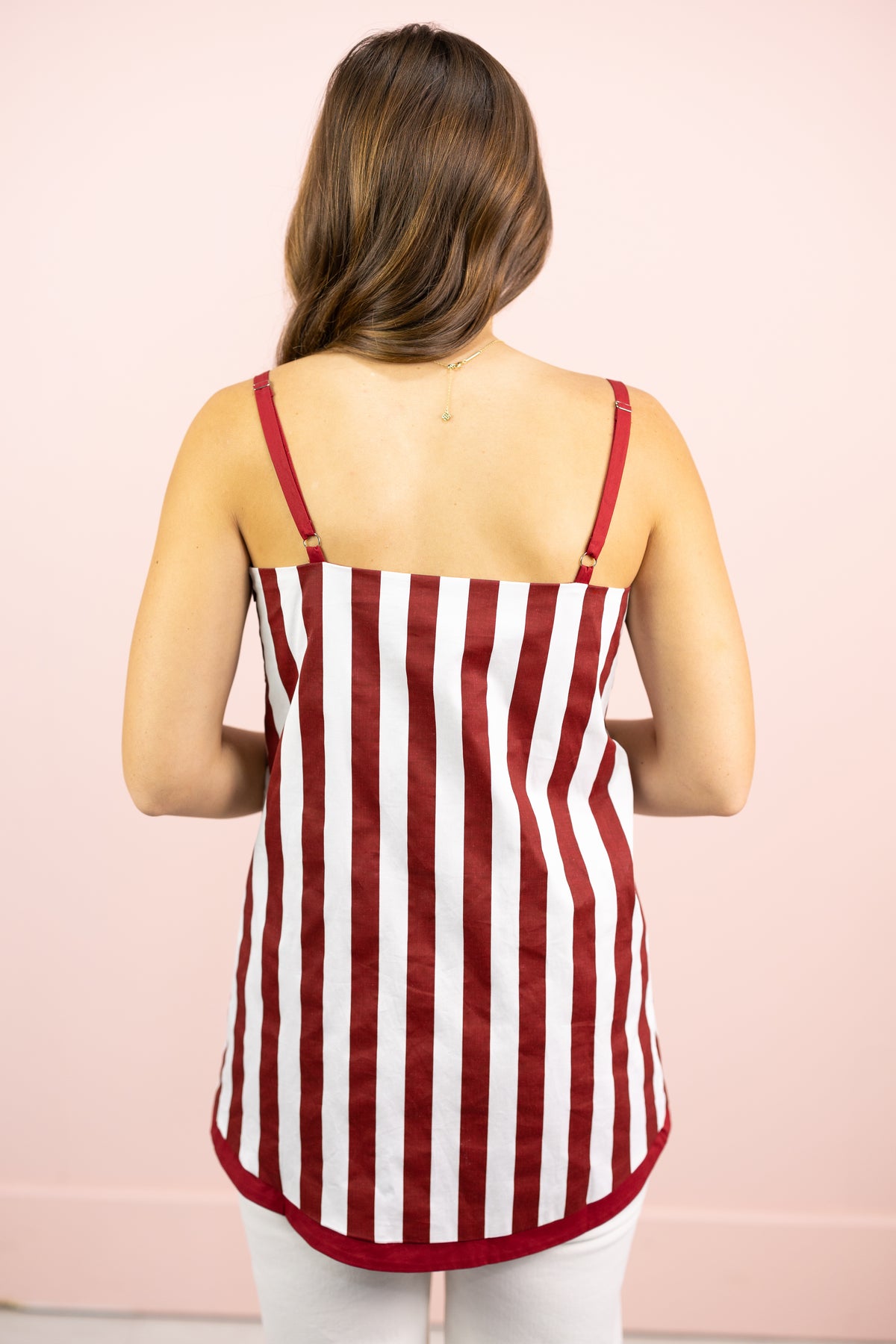 Game Day Stripe Top w/ Split Hem