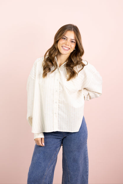 Oatmeal Oversized Shirt