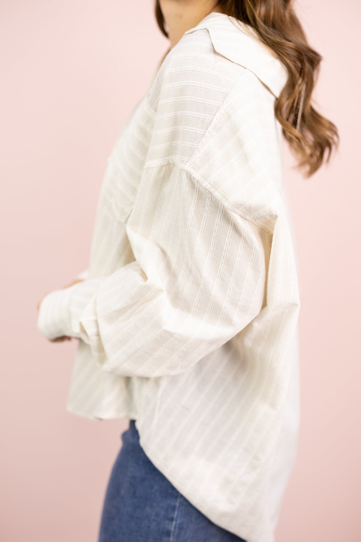 Oatmeal Oversized Shirt