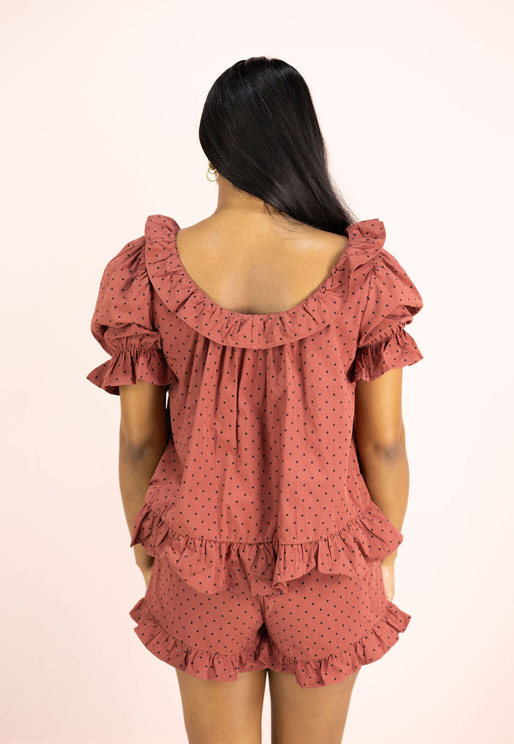 Rohan Polka Dot Ruffle Set of 2