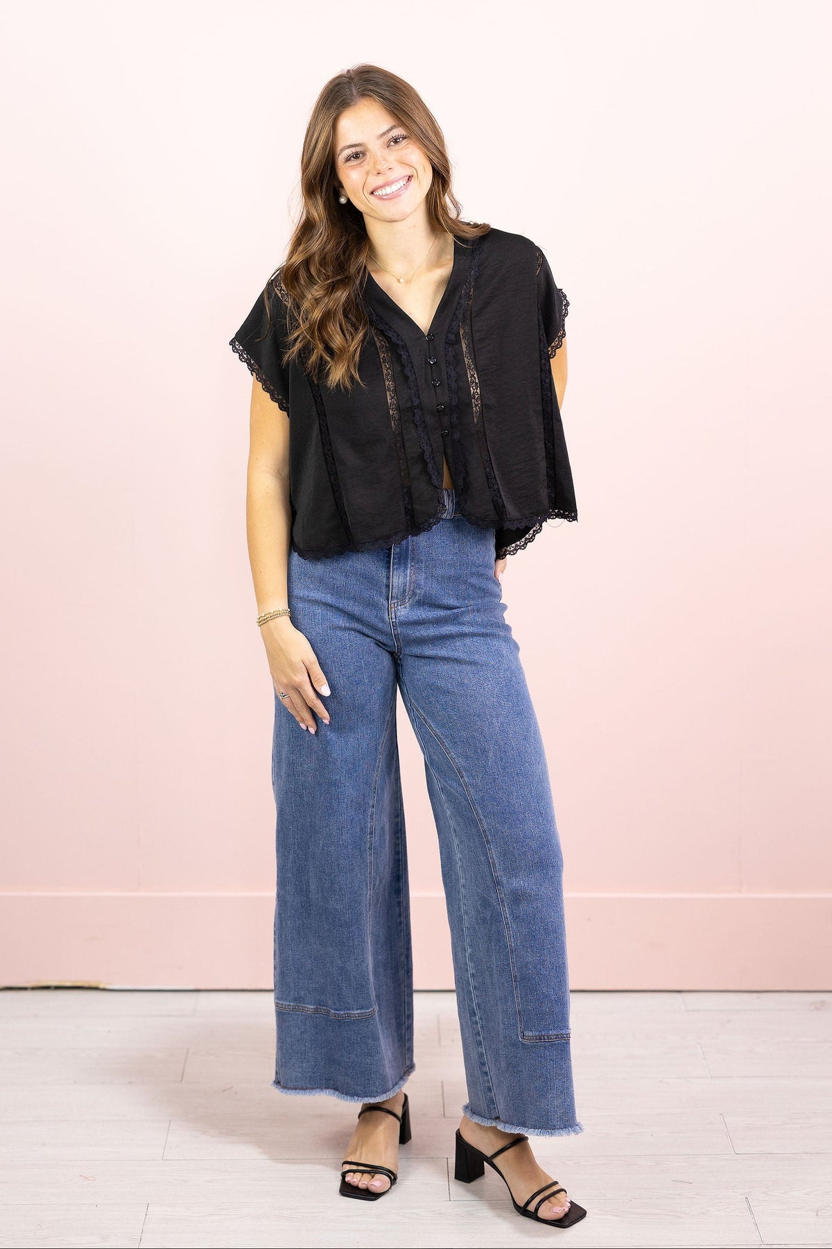 Valentina Black Blouse