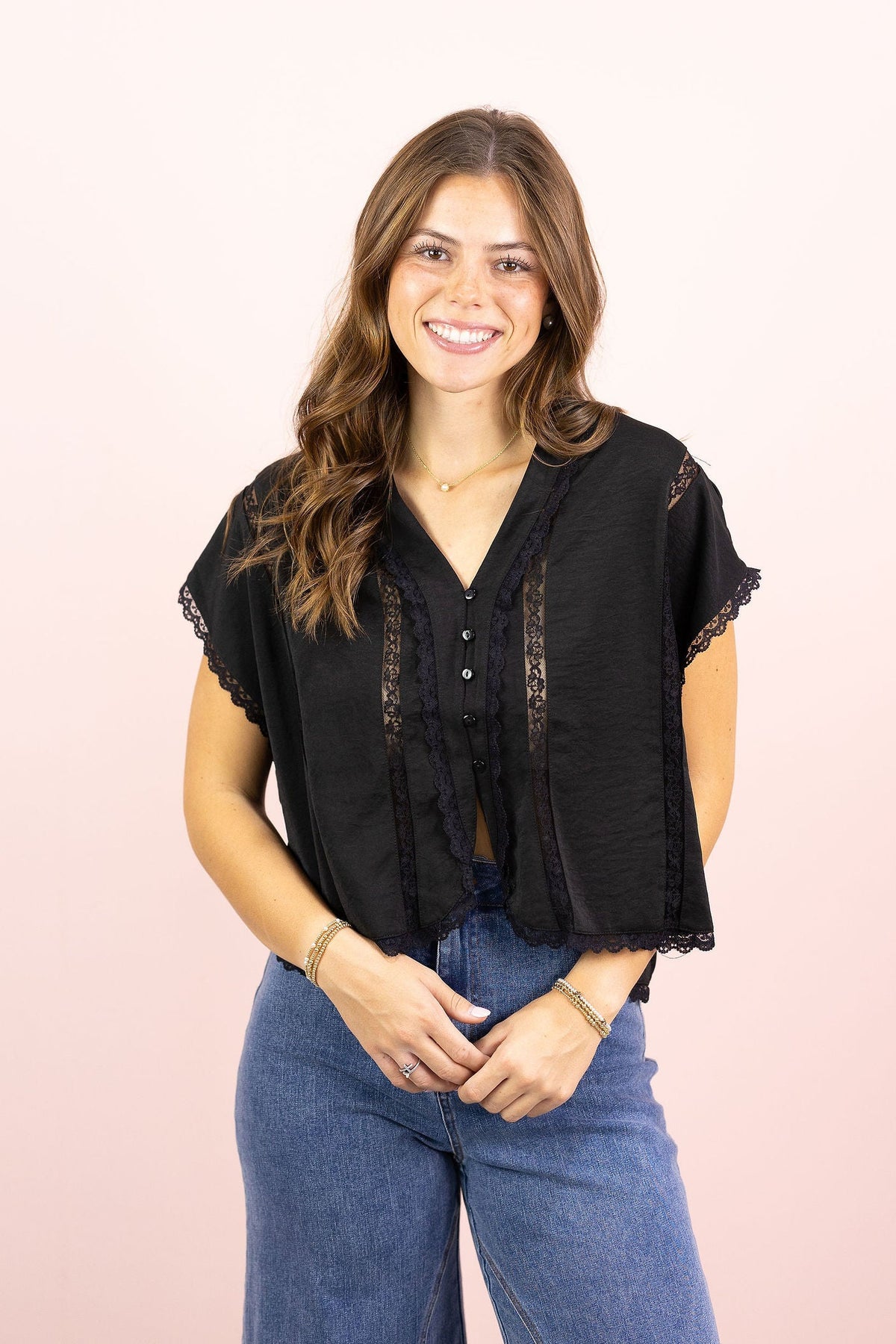 Valentina Black Blouse