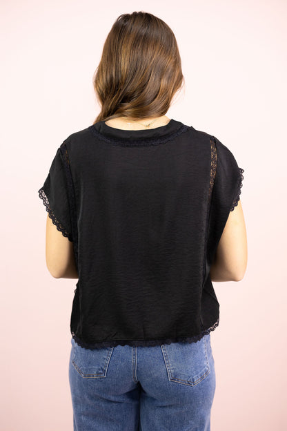 Valentina Black Blouse