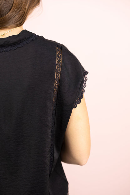 Valentina Black Blouse