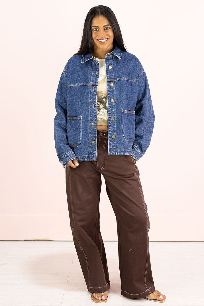 Double Pocket Denim Jacket