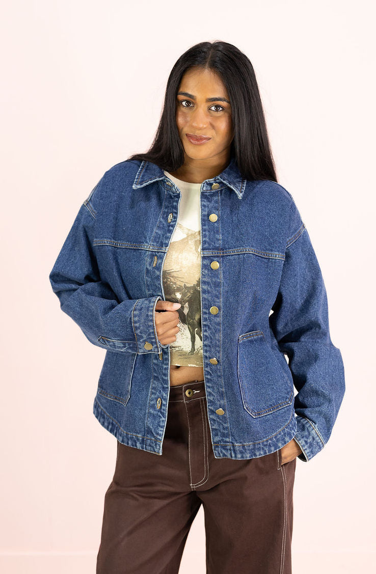 Double Pocket Denim Jacket