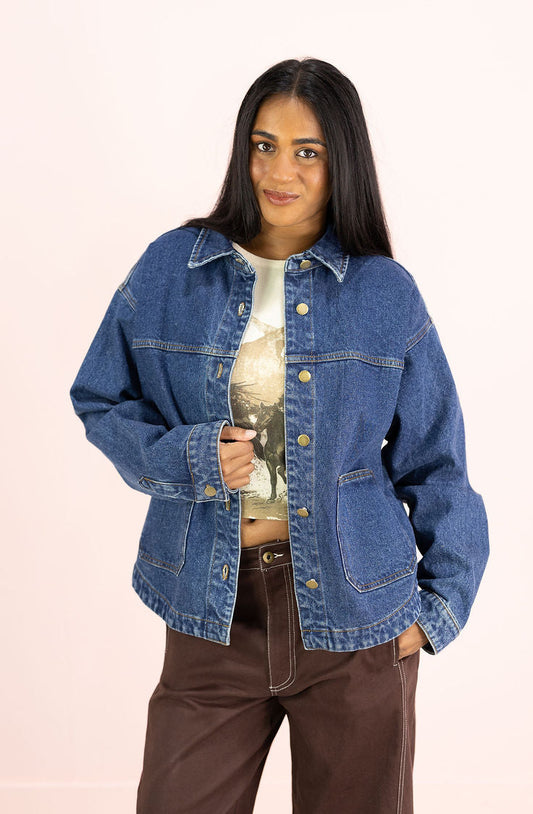 Double Pocket Denim Jacket