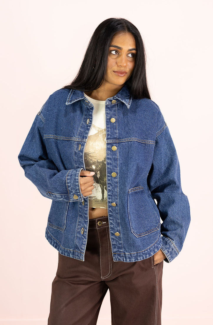 Double Pocket Denim Jacket