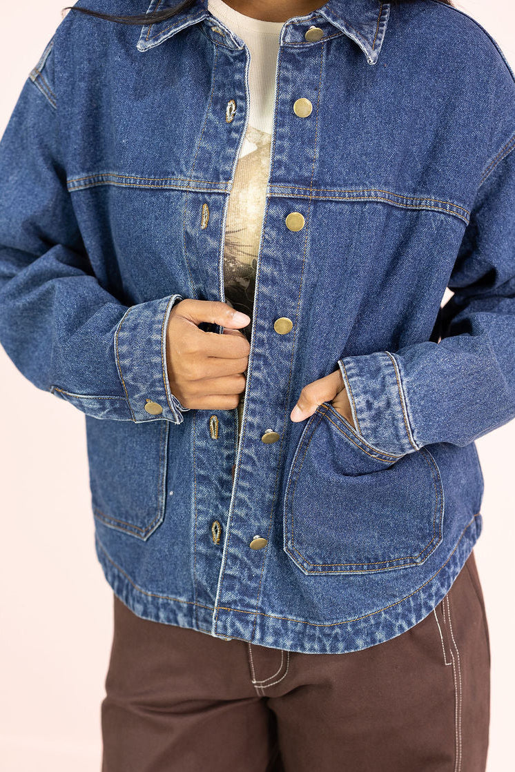 Double Pocket Denim Jacket