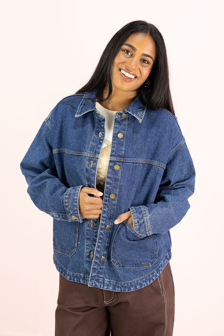 Double Pocket Denim Jacket