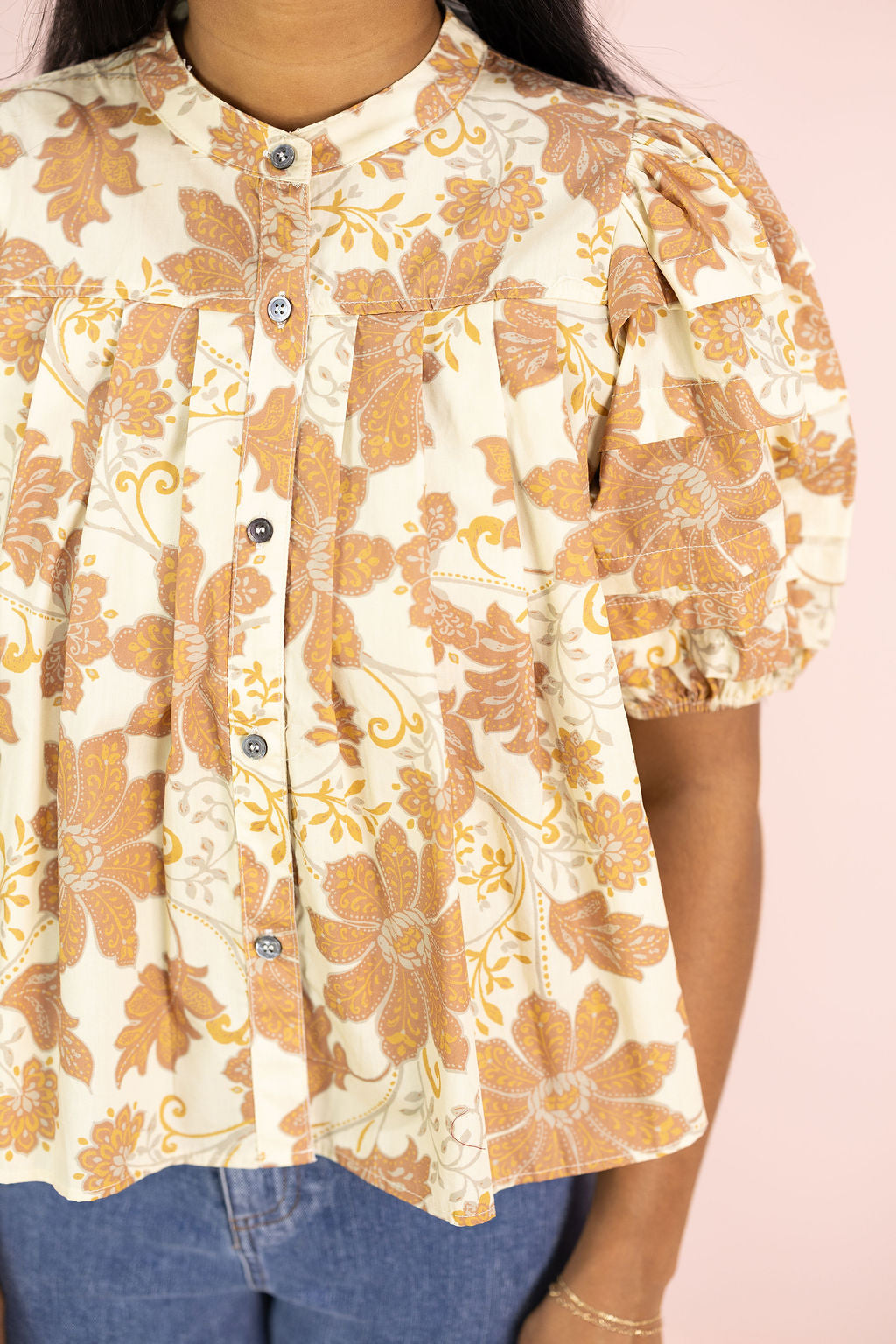 Remi Rust Florals Blouse