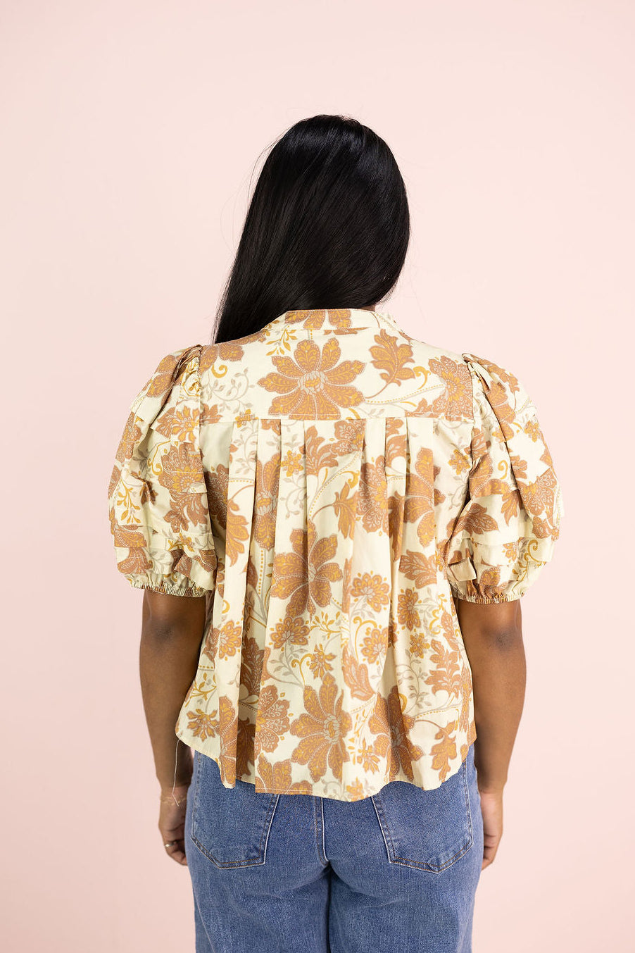 Remi Rust Florals Blouse