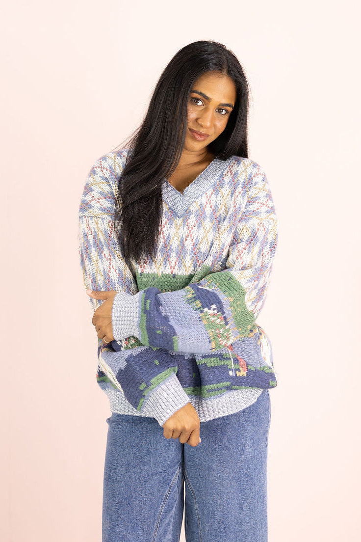 Golf Argyle Sweater
