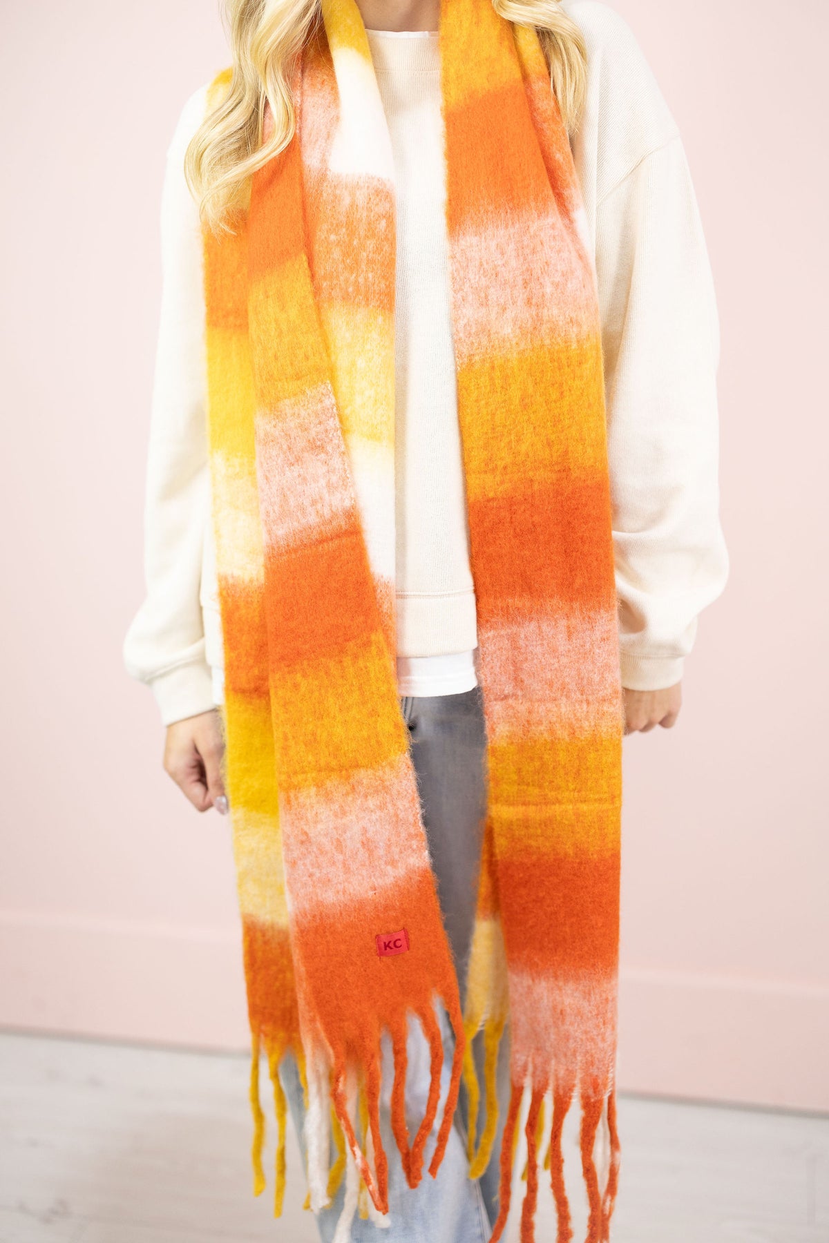 KC Red & Gold Scarf