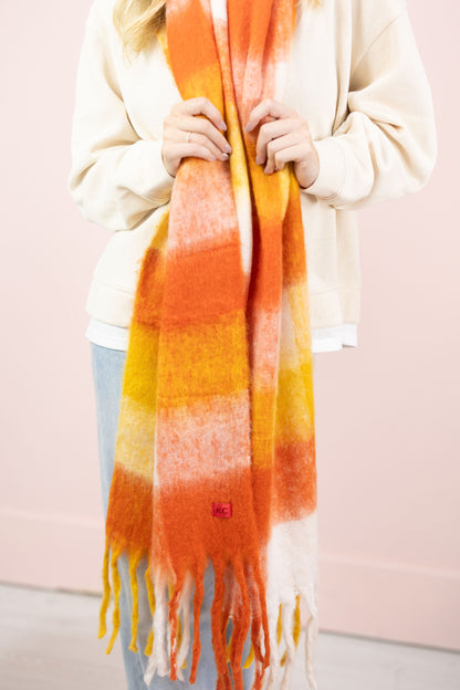 KC Red & Gold Scarf