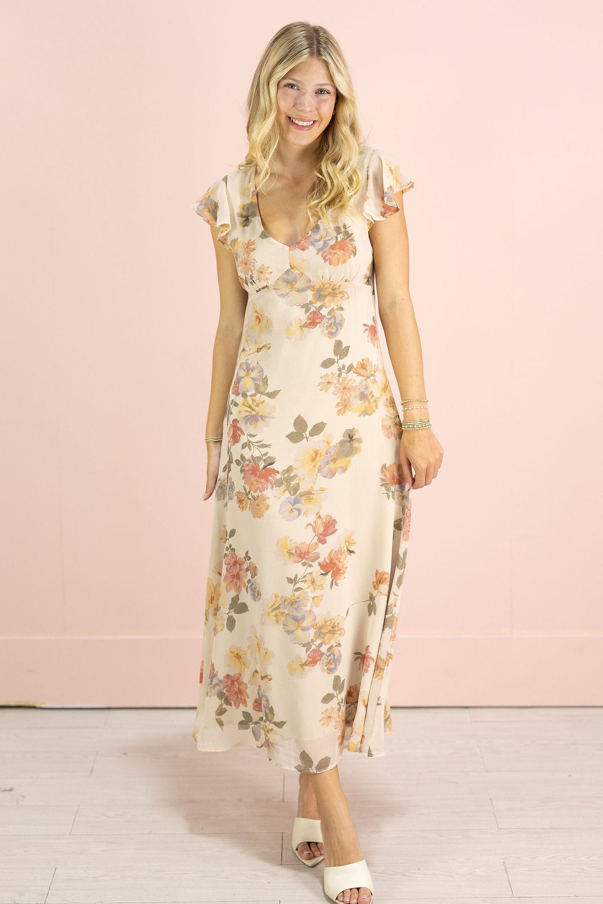Poesie Floral Maxi Dress