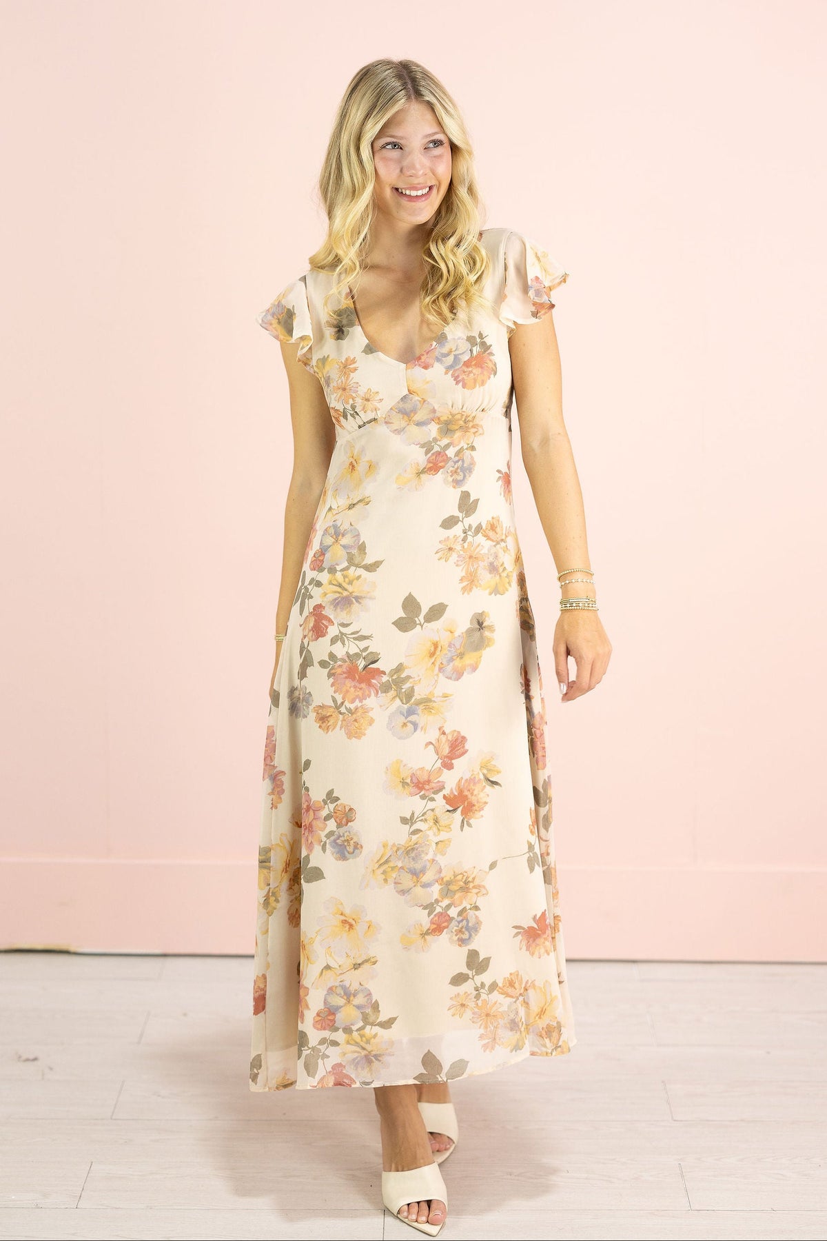 Poesie Floral Maxi Dress