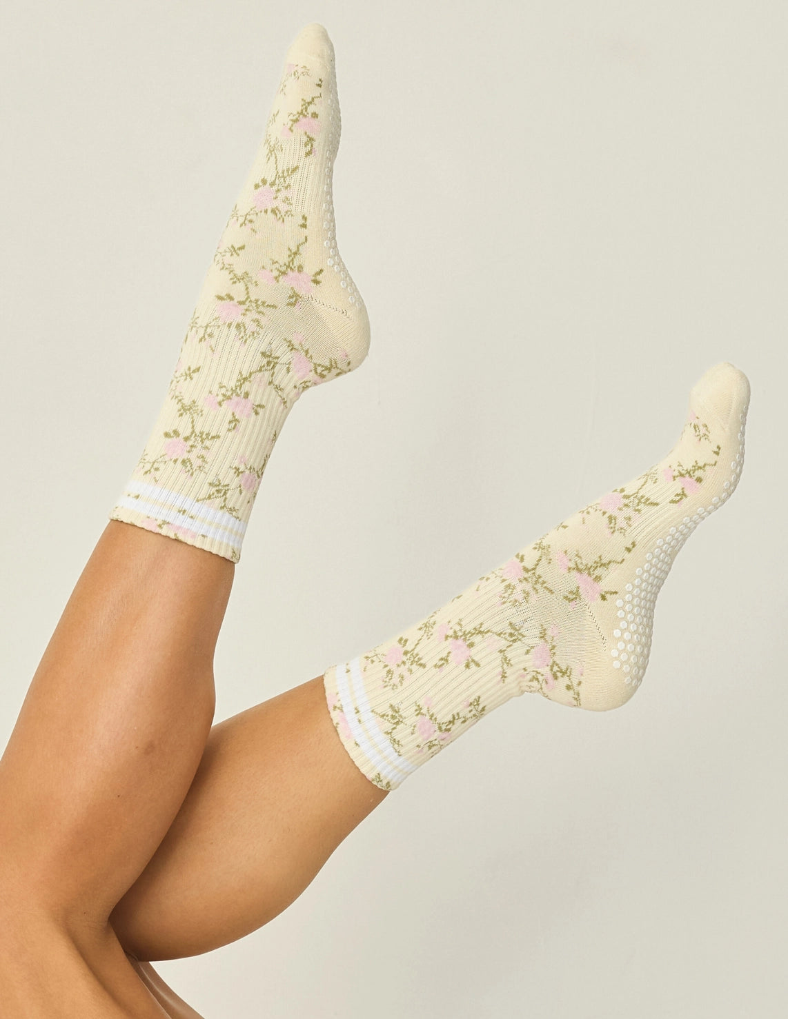 Rose Floral Grip Socks