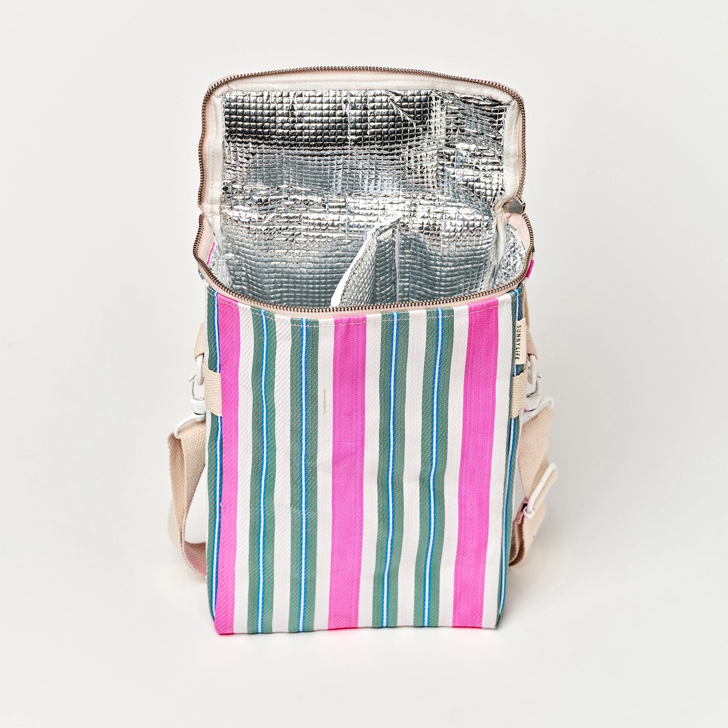 Nylon Drinks Cooler Bag Seagrass Green