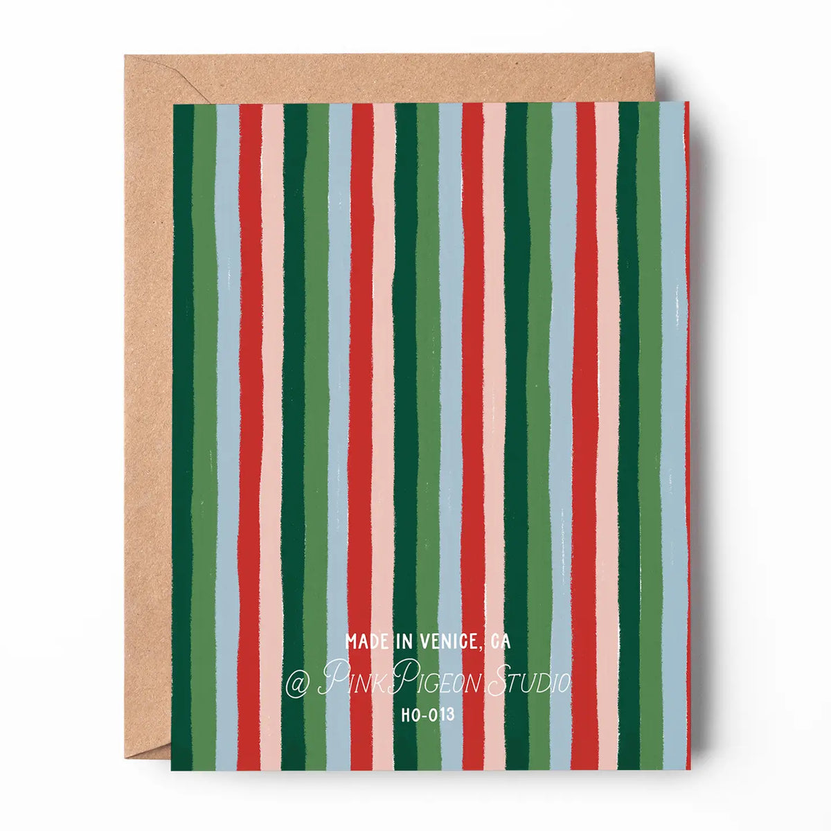 Merry Merry Striped Card