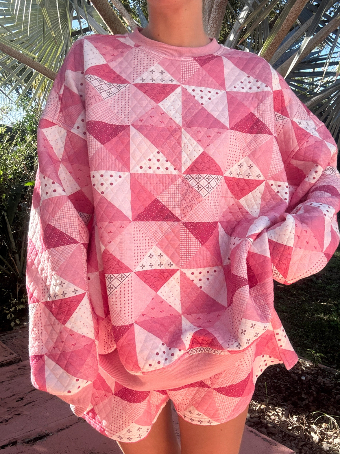 Gemma Quilted Mock Neck Pullover - Clothe Boutique