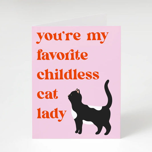Childless Cat Lady Card