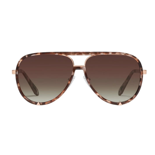 High Profile Quay Sunglasses - Dark Tort/Brown