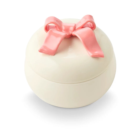 Ceramic Bow Candle - Citrus Crush