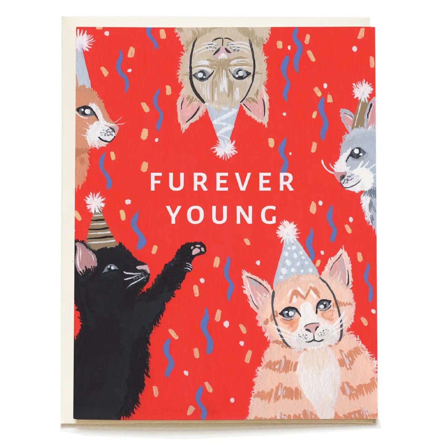 Cats in Hats Birthday Card