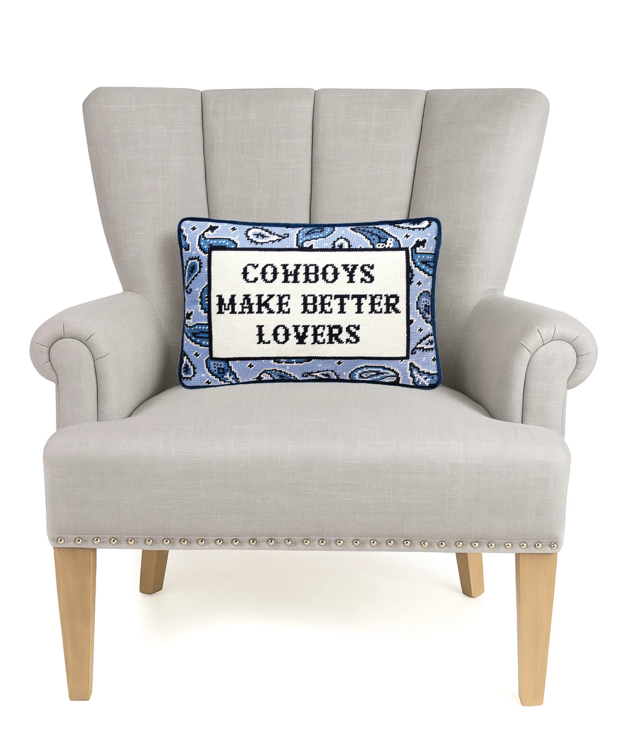 Better Lovers Embroidered Pillow