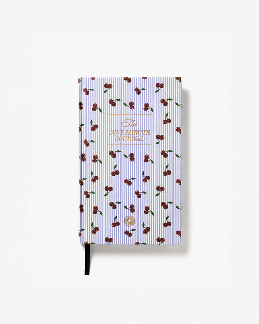 Cherry Stripe Five Minute Journal