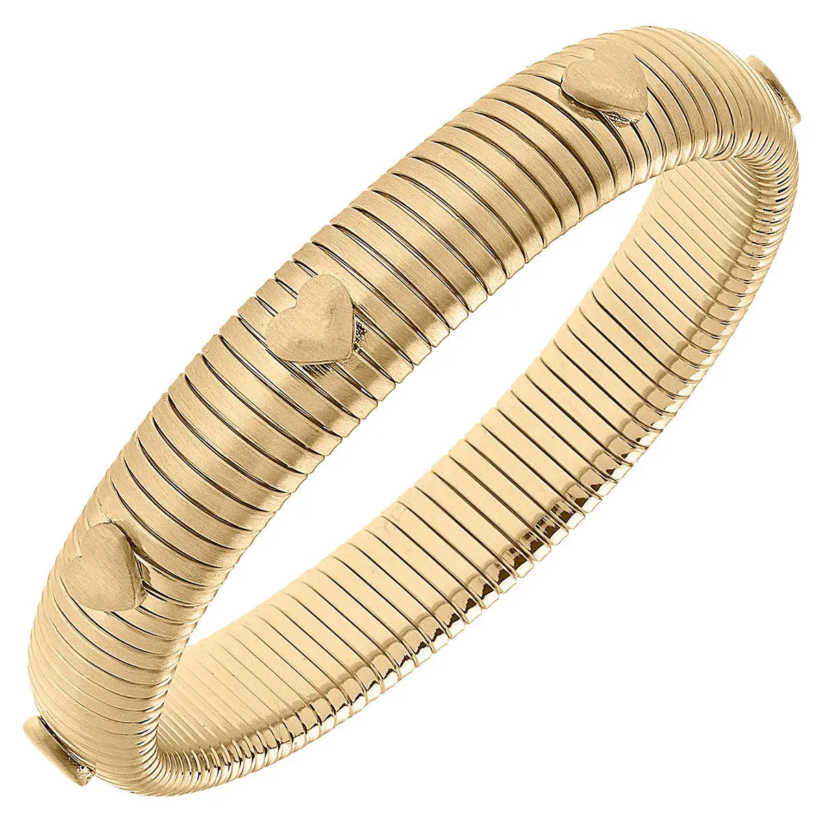 Heart Watchband Bangle - Clothe Boutique