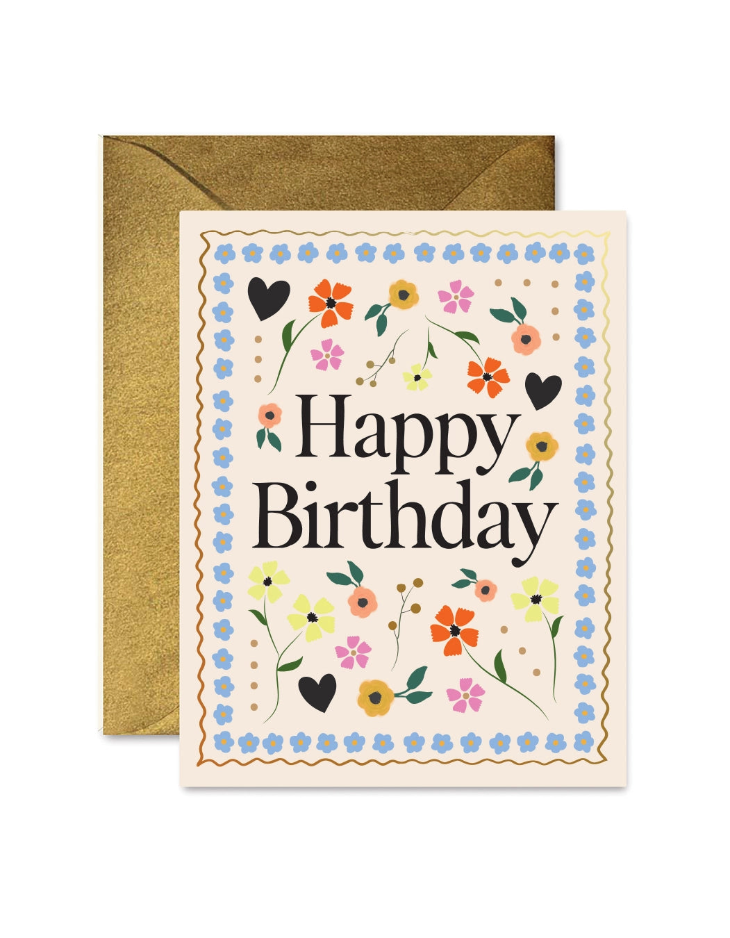 Happy Birthday Floral Card