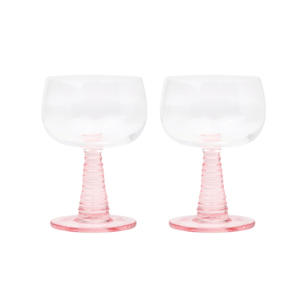 Romy Wine Glasses Set Of 2 Blush