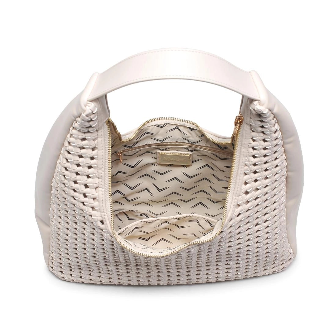 Renne Woven Hobo Purse Oat
