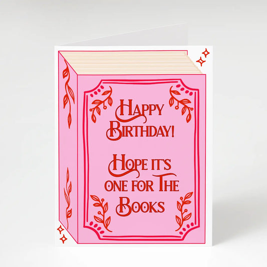 One for the Books Birthday Card