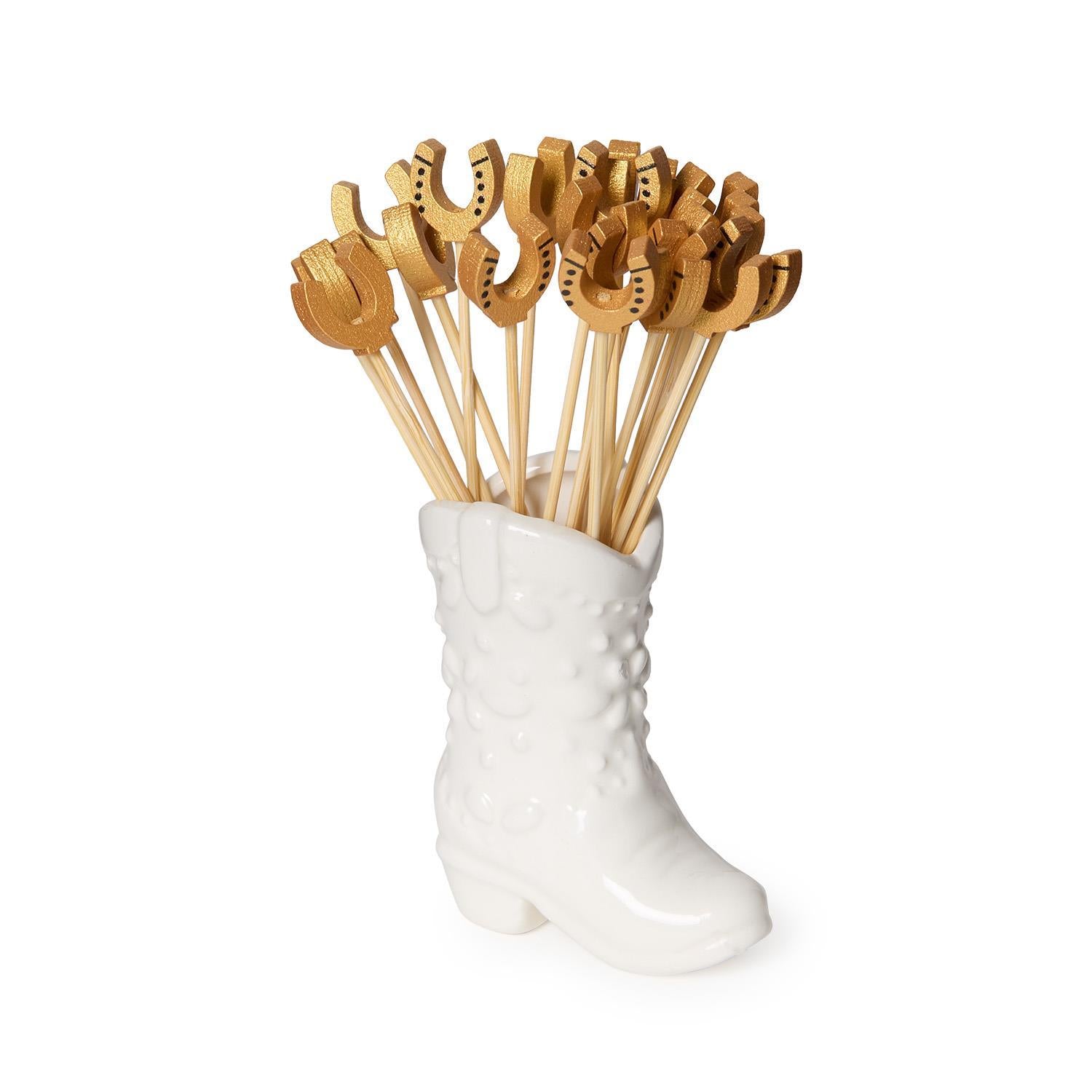 Cowboy Boot Horseshoe Pick Holder - Clothe Boutique