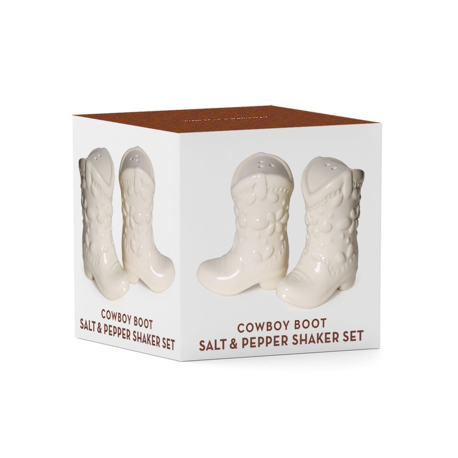 Cowboy Boot Salt & Pepper Shaker Set - Clothe Boutique
