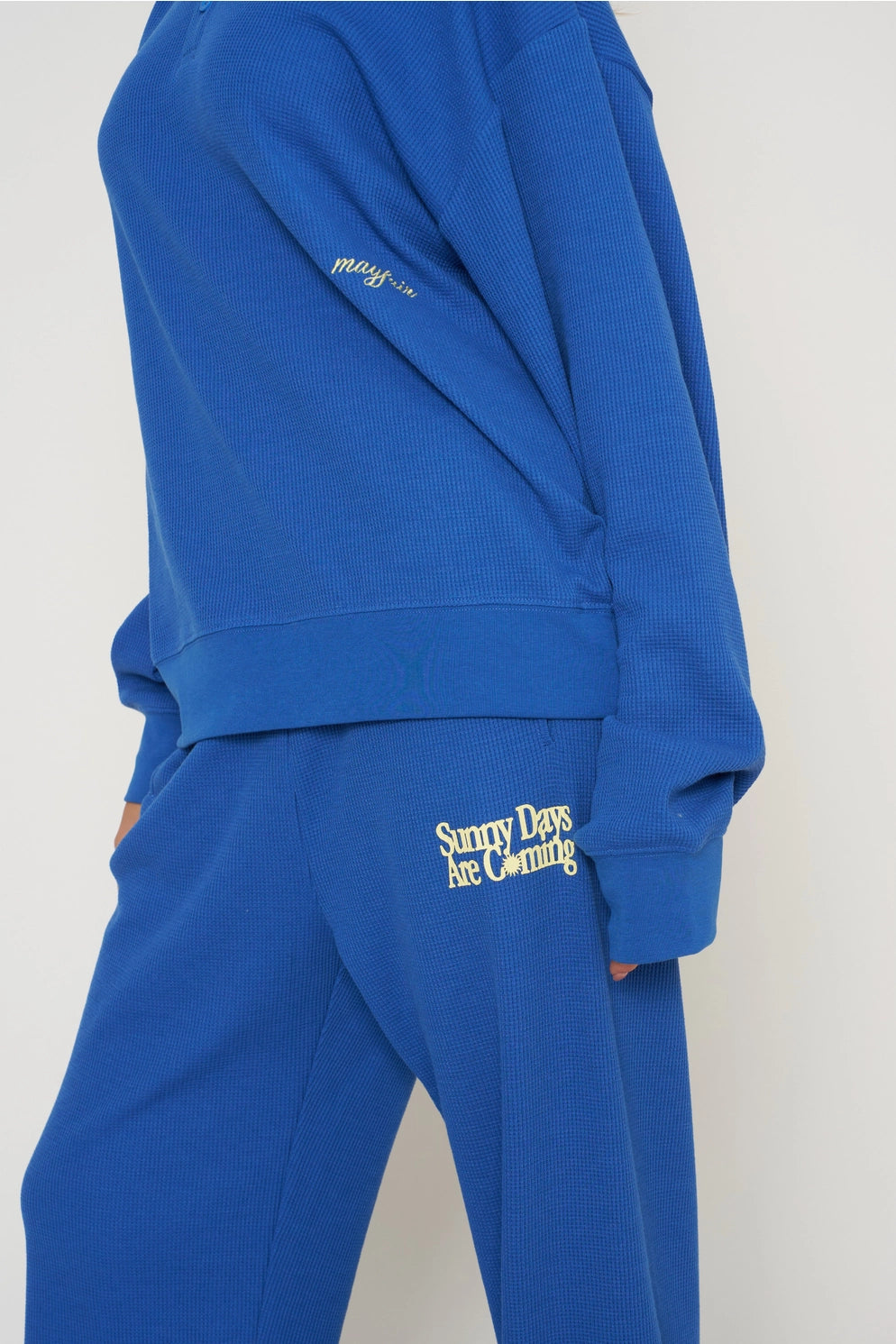 Sunny Days Waffle Crewneck