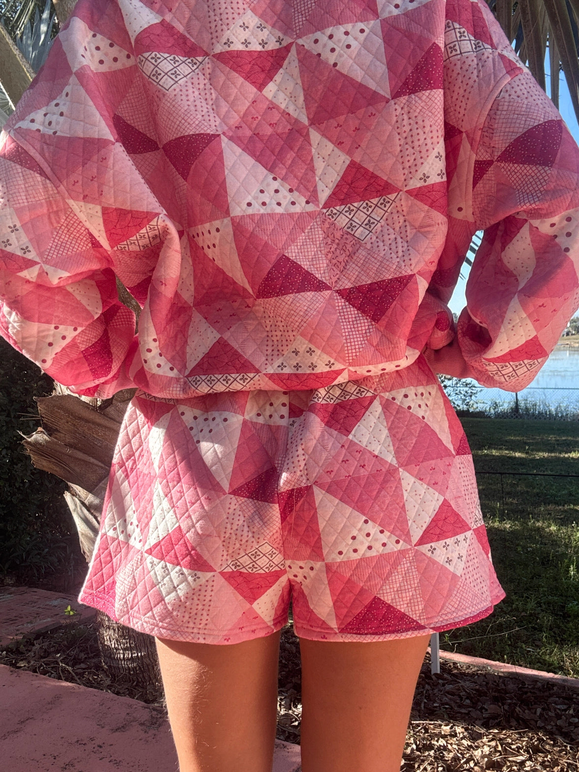 Gemma Quilted Sweatshorts - Clothe Boutique