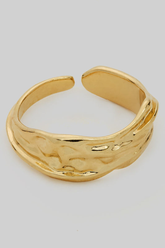 Textured Brass Ring