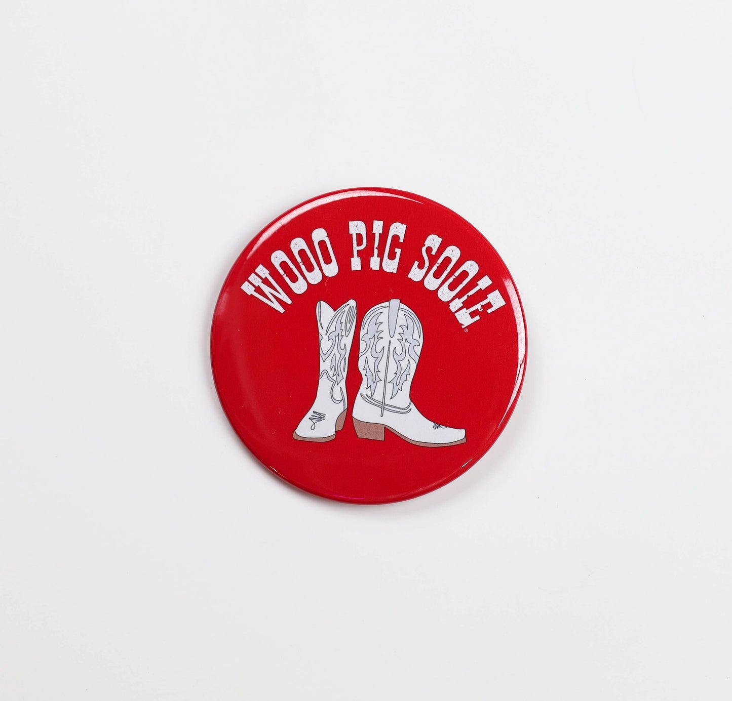 Boots Wooo Pig Sooie Button