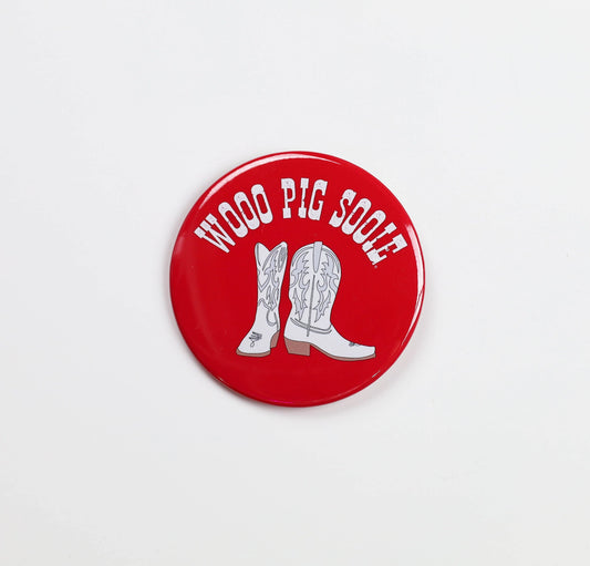 Boots Wooo Pig Sooie Button