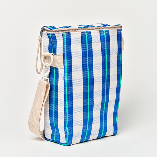 Nylon Drinks Cooler Bag La Mer Blue Neon
