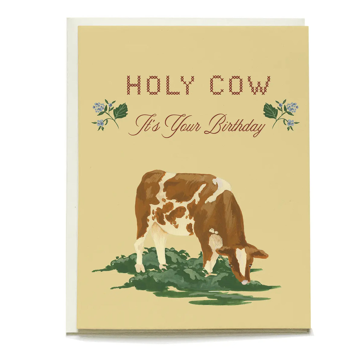 Holy Cow Birthday Card