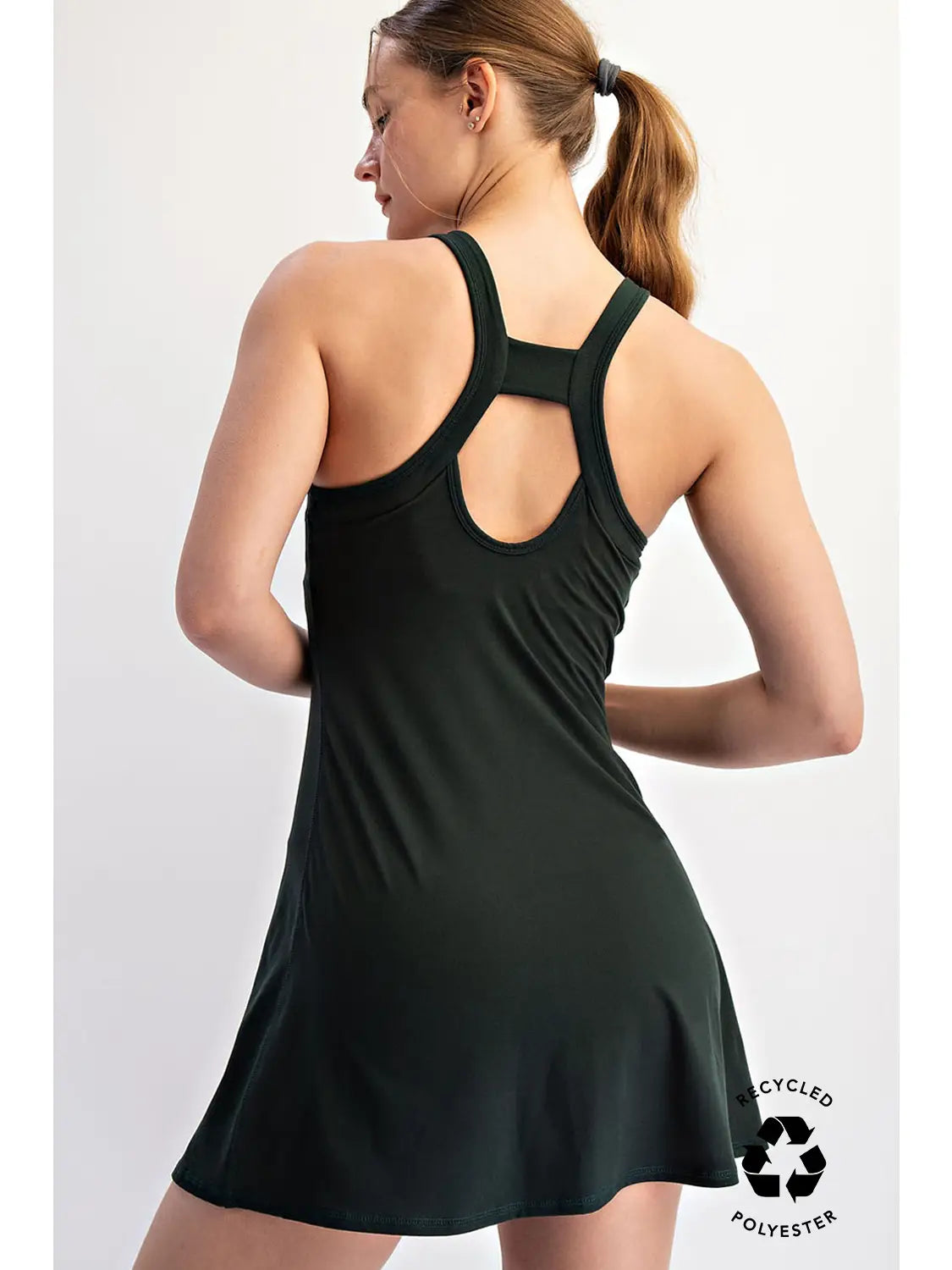 Tennis Romper Dress Green