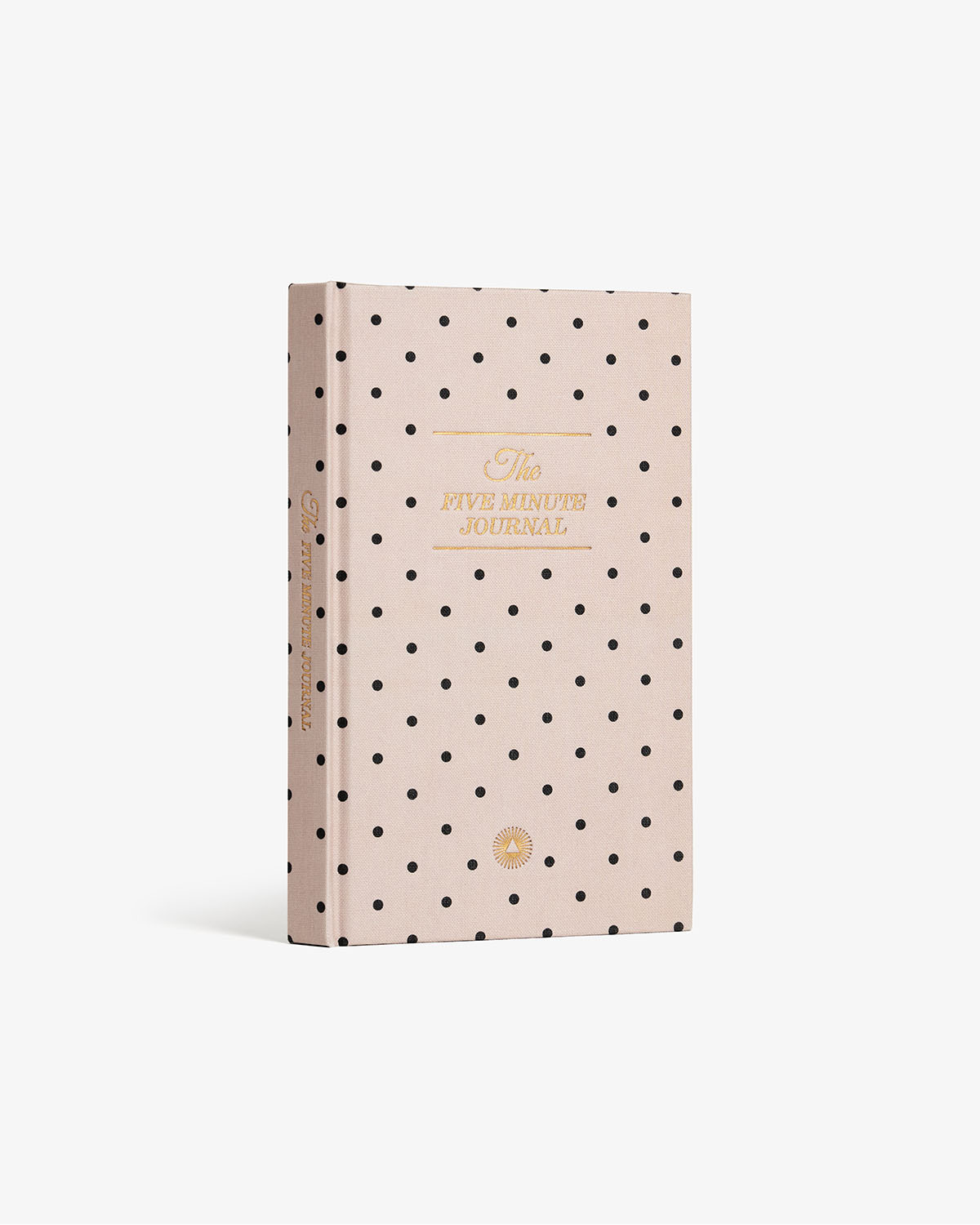 Beige Polka Dot Five Minute Journal