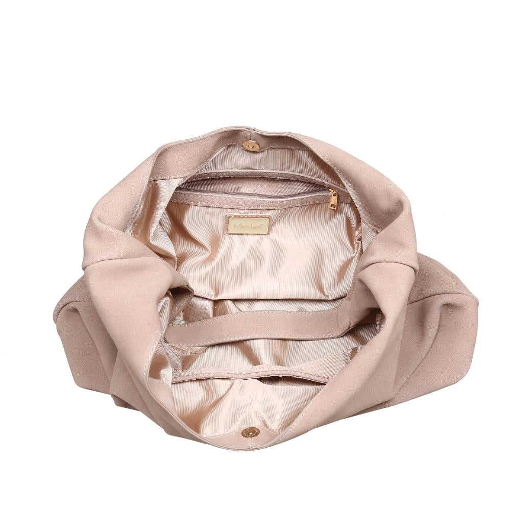 Amber Genuine Suede Hobo Purse