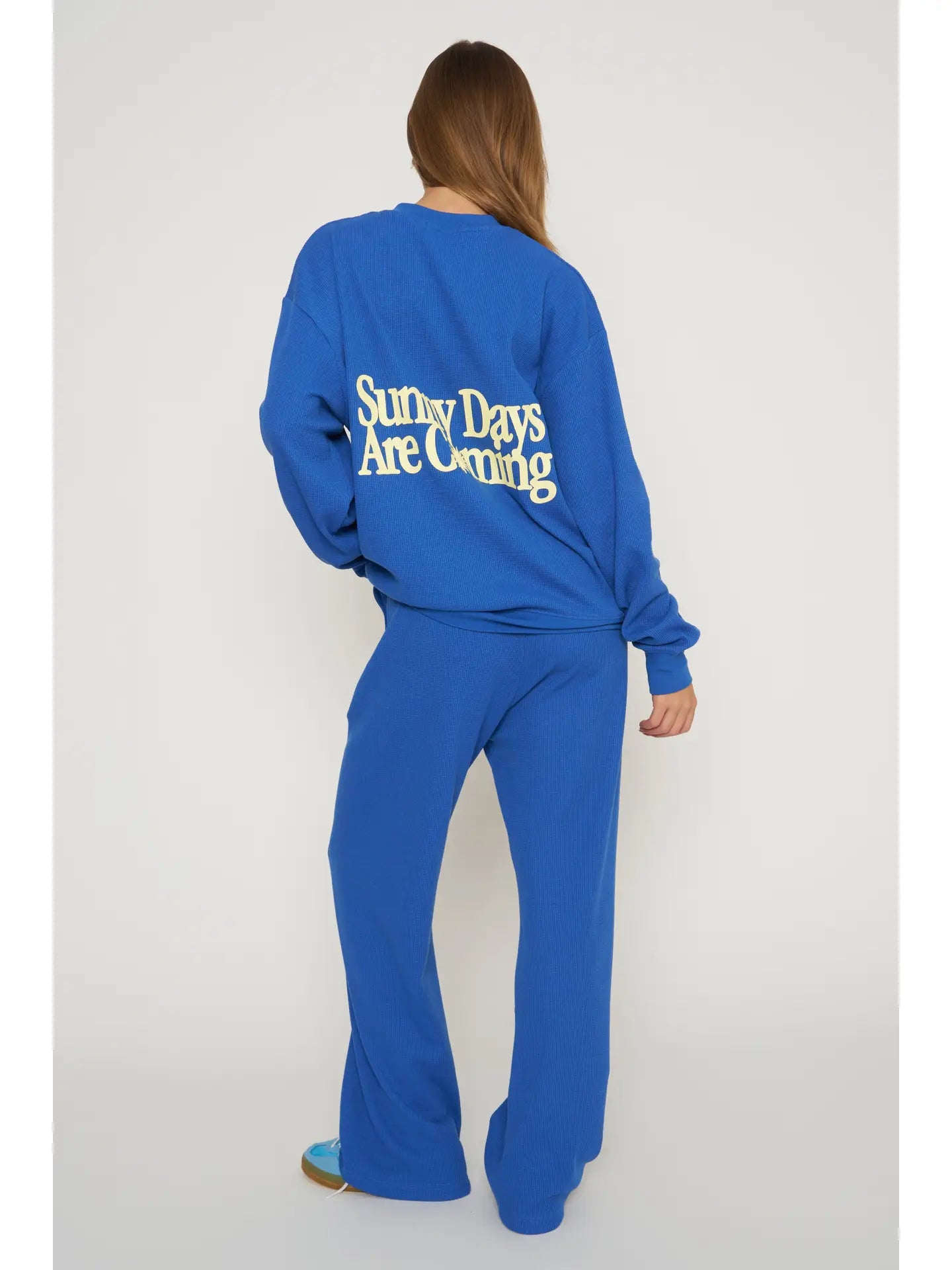 Sunny Days Waffle Crewneck